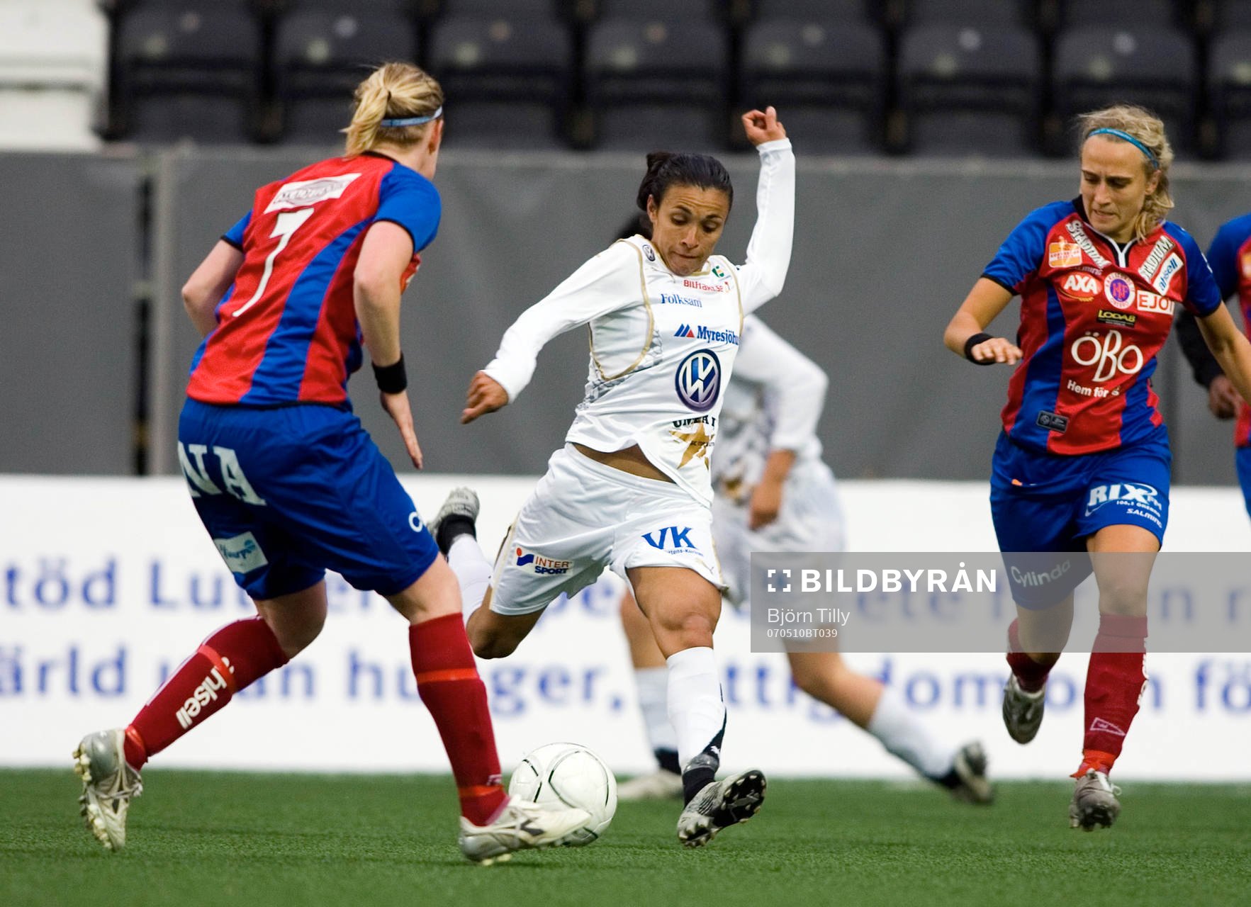 Marta Da Silva, Umeå gjorde segermålet 1-2. Jubel