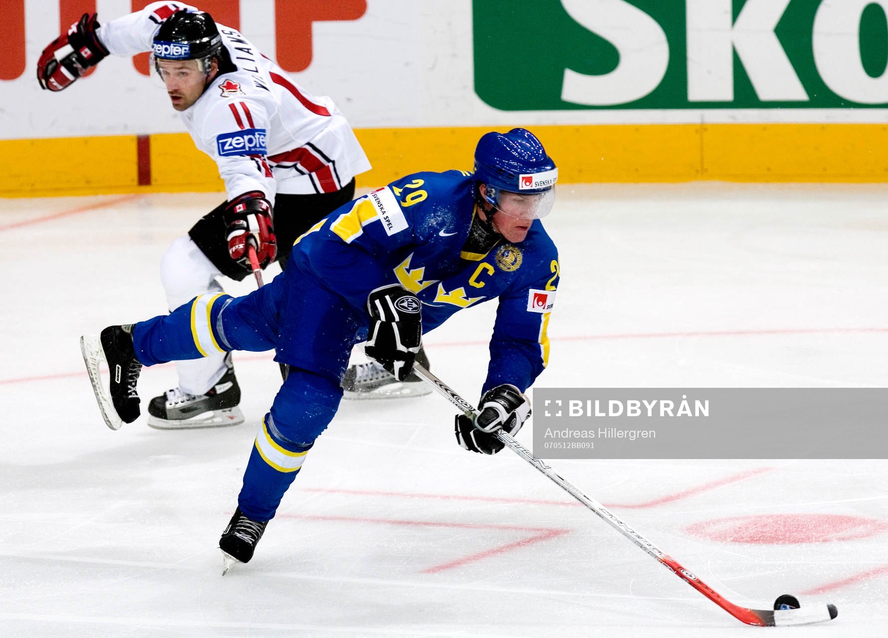 Kenny Jönsson och Justin Williams
