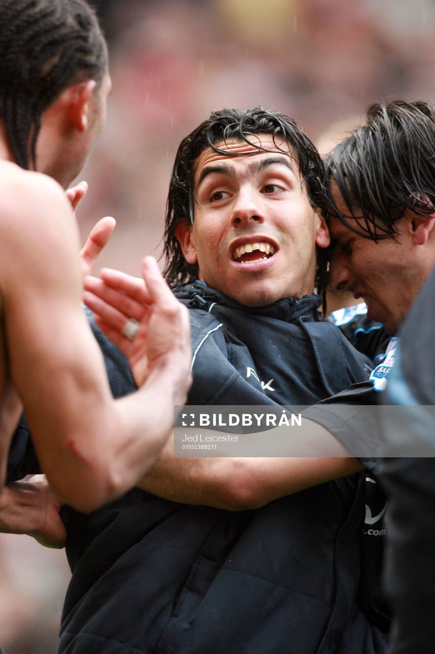  Carlos Tevez, West Ham (Jubel) 