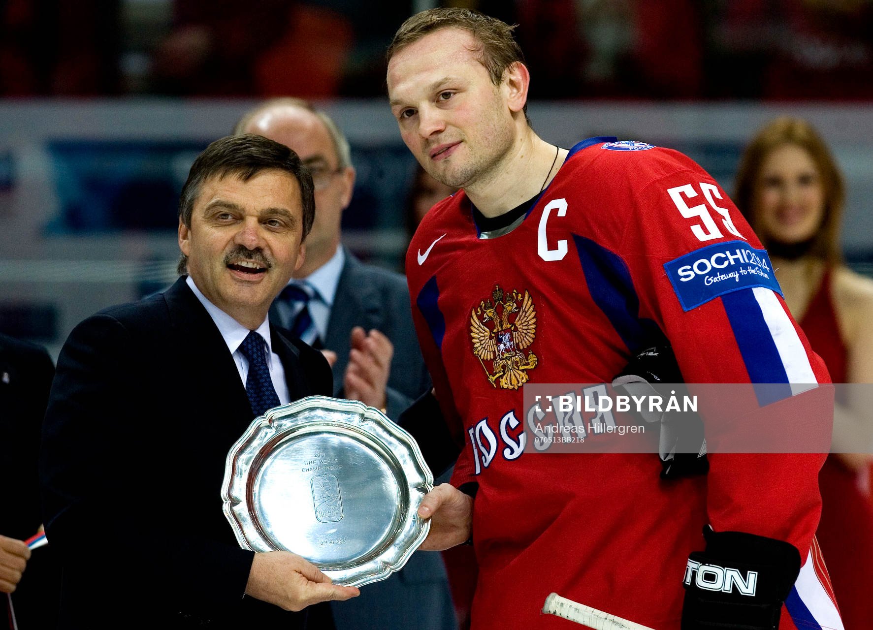René Fasel och Sergei Gonchar