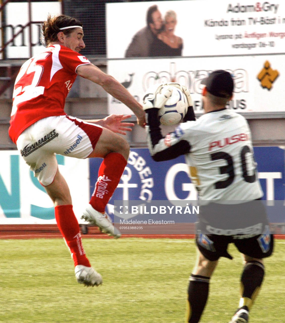 fotboll, allsvenskan, Kalmar - Elfsborg; César Sántin och