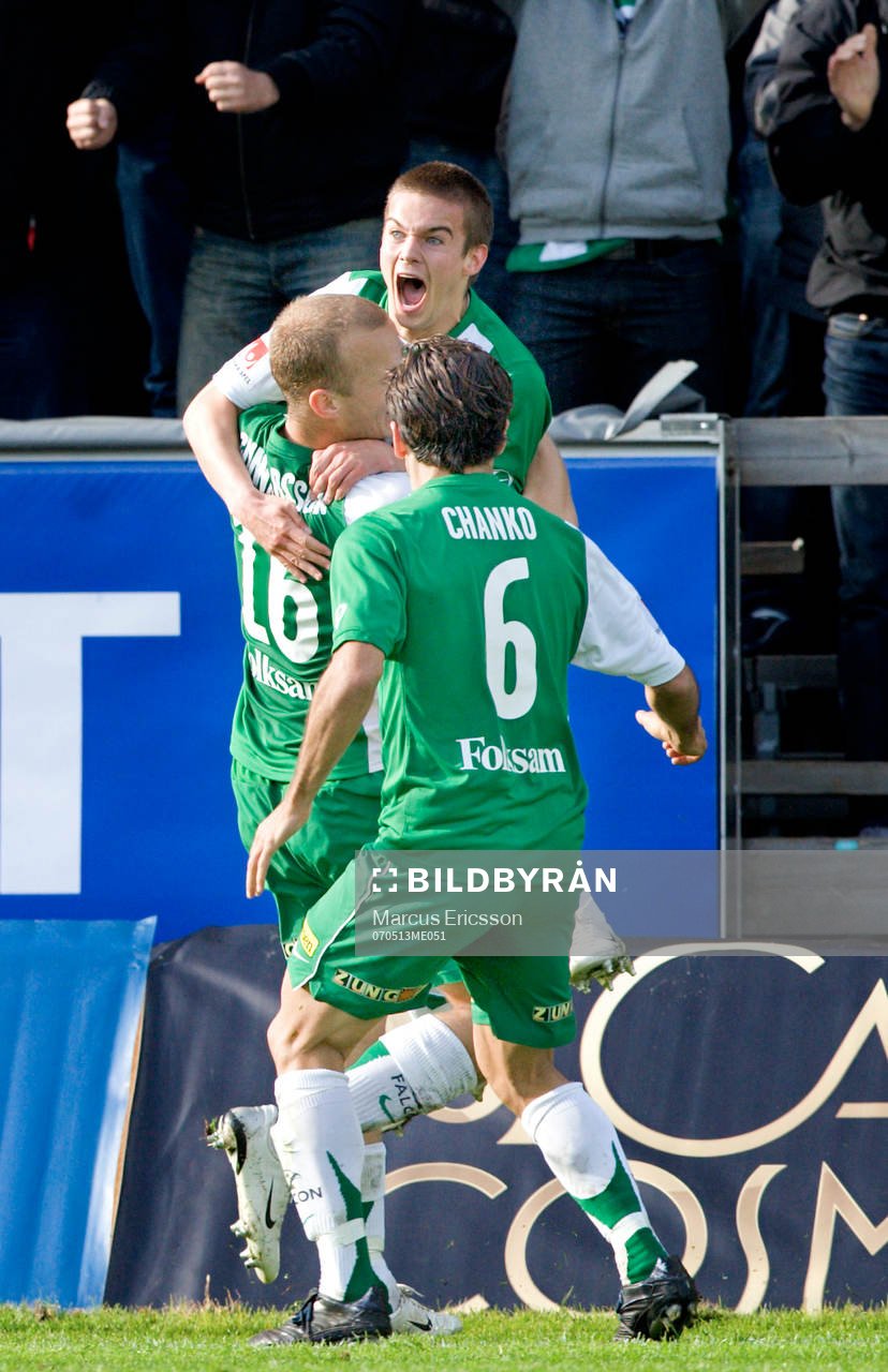  Heidar Geir Juliusson, Hammarby jubel.