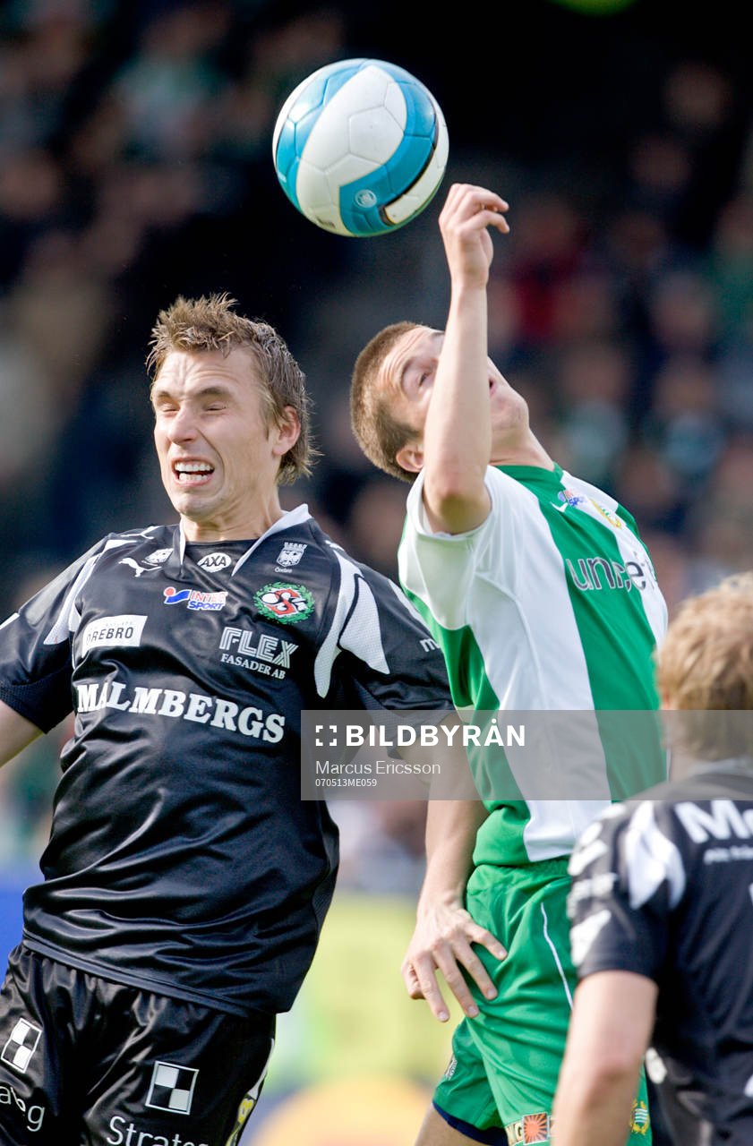 Fredrik Nordback, Örebro i nickduell med Heidar Geir