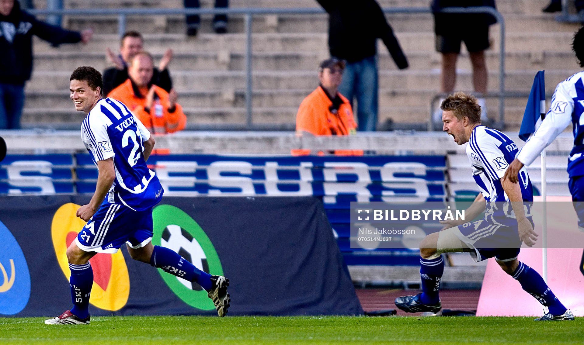 Marcus Berg, Adam Johansson, Göteborg, Jubel
