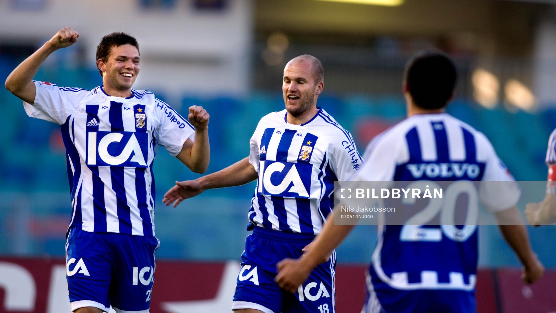 Marcus Berg, Jonas Wallerstedt, Göteborg, Jubel