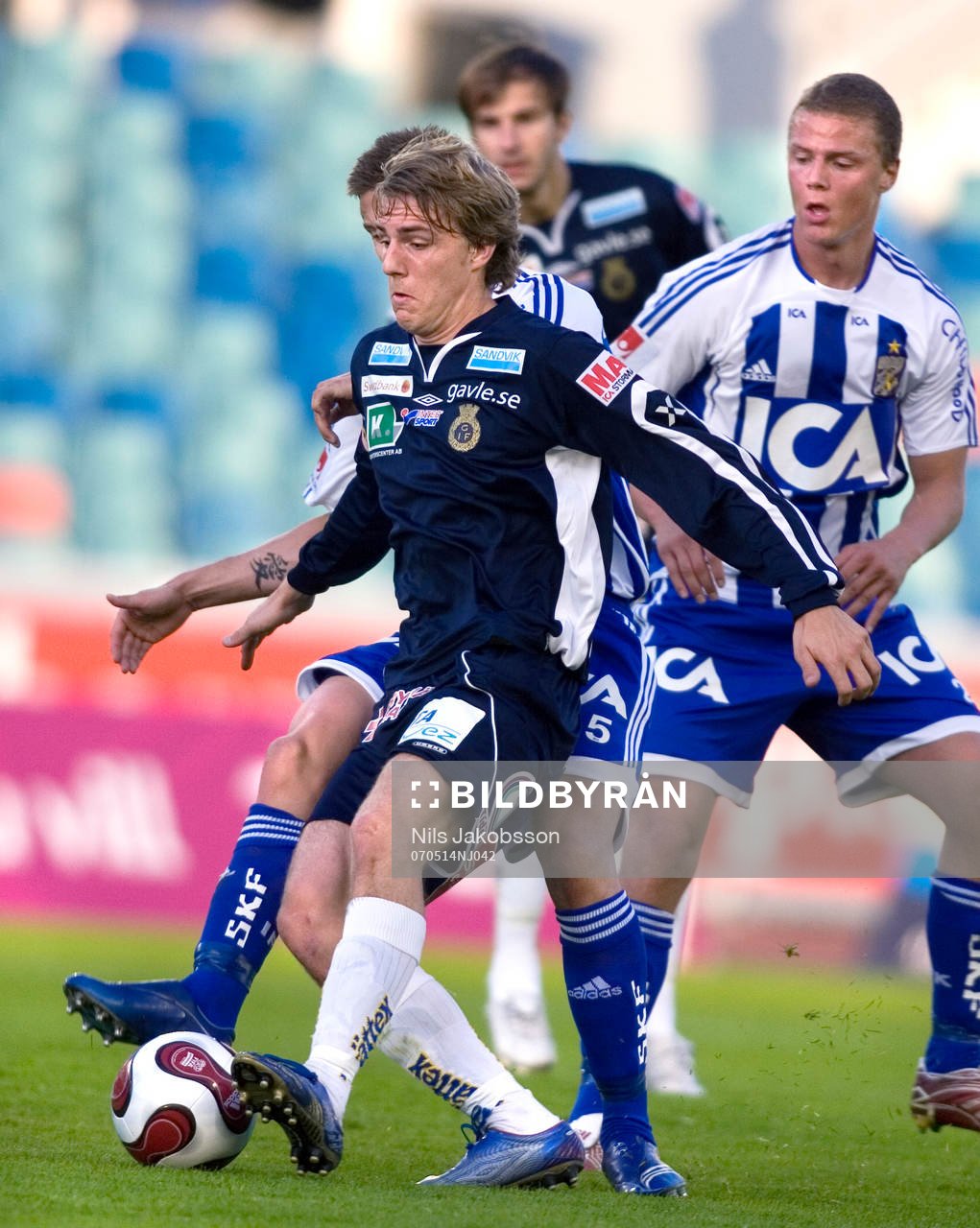Johan Oremo, Gefle, Ragnar Sigurdsson, Göteborg