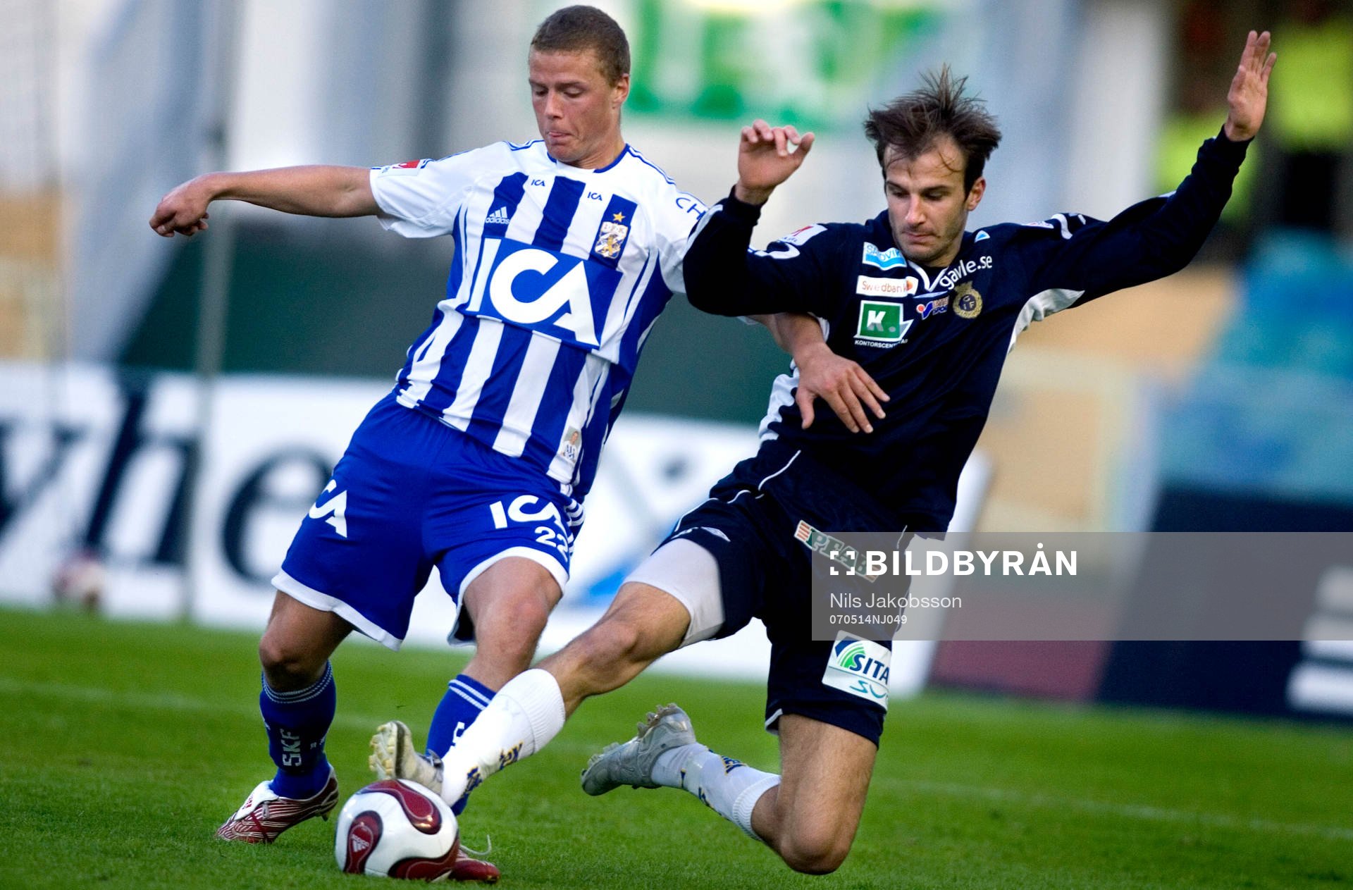 Ragnar Sigurdsson, Göteborg, Tomasz Stolpa, Gefle
