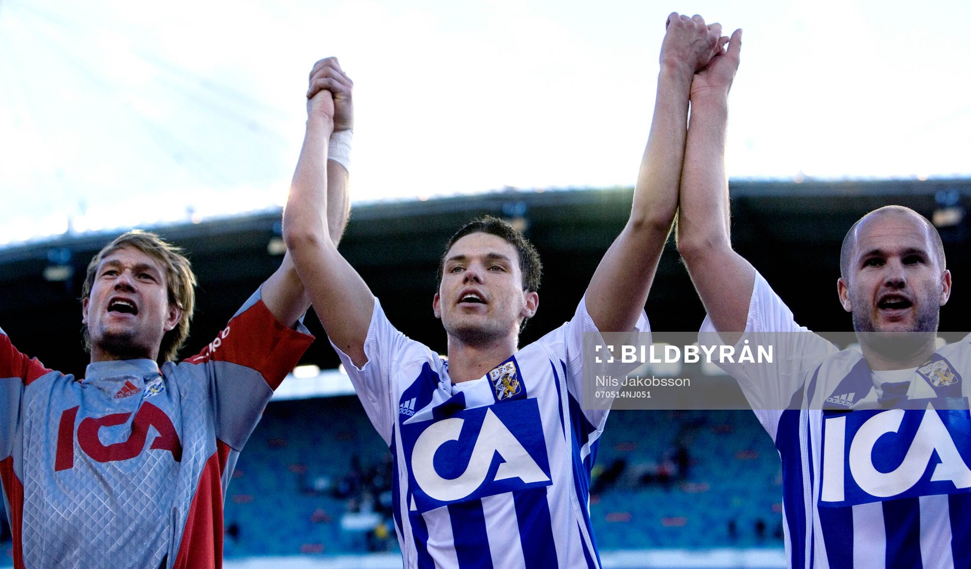 Bengt Andersson, Marcus Berg, Jonas Wallerstedt, Göteborg,