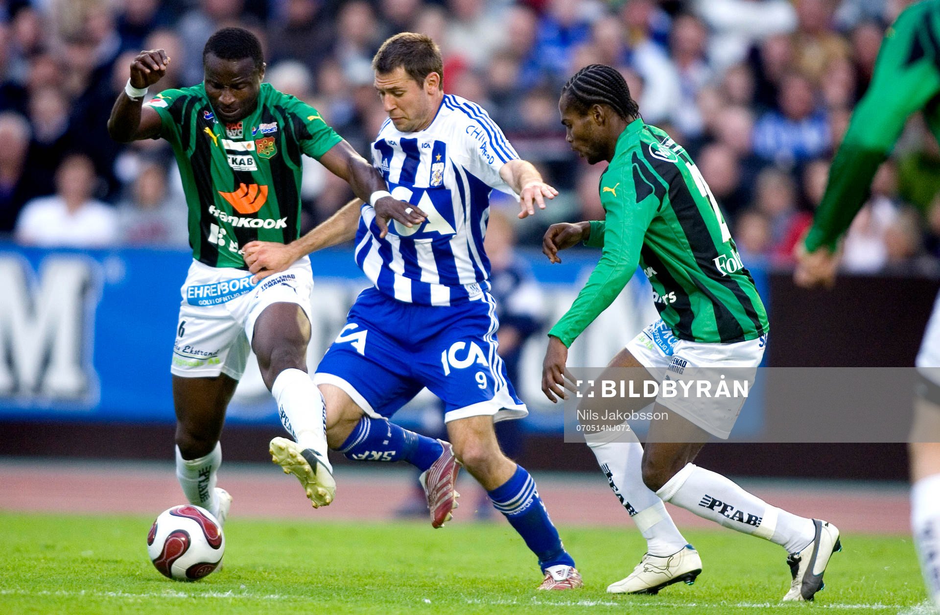 Ipke Ekong, GAIS, Stefan Selkovic, Göteborg, Rickard
