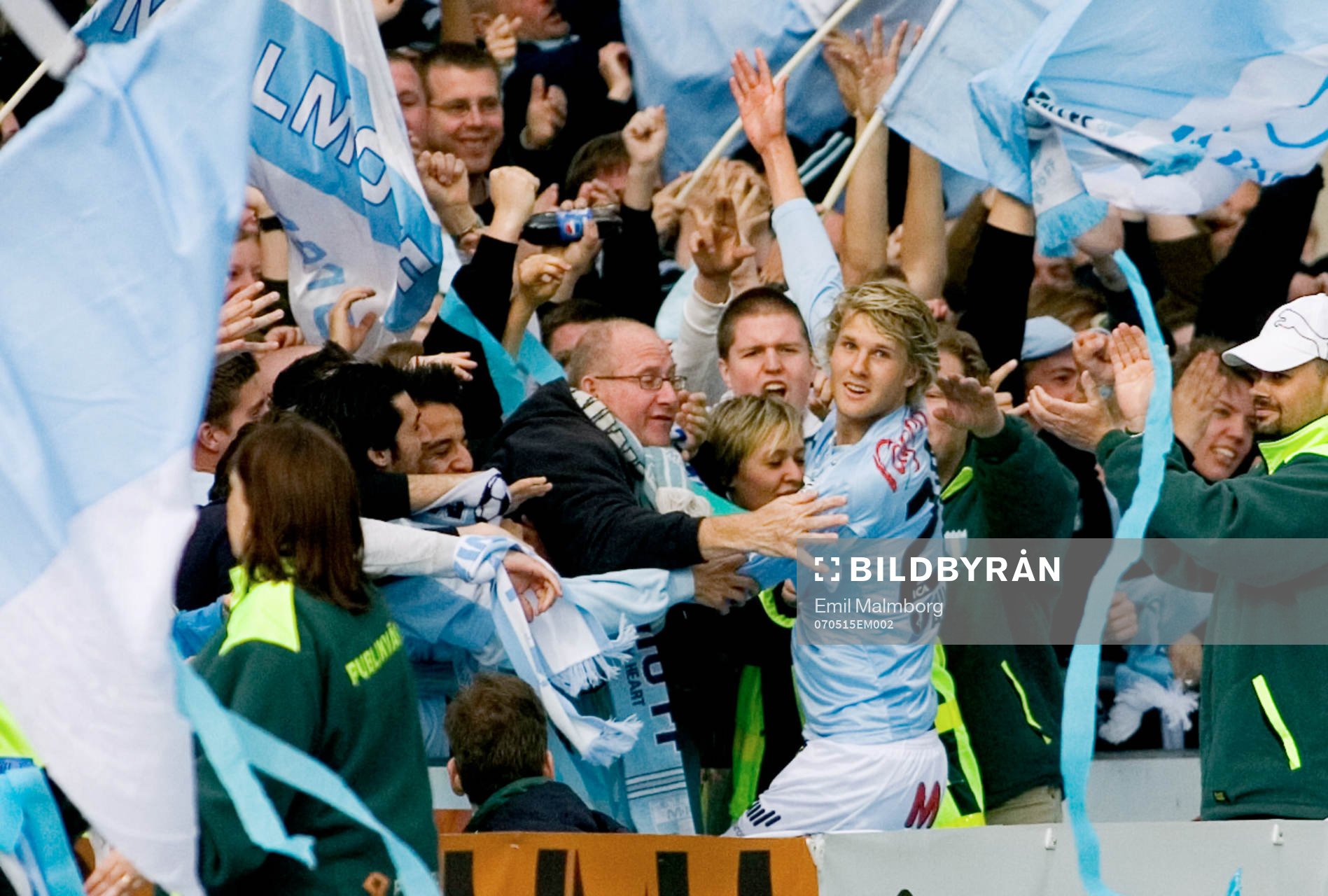 Ola Toivonen, Malmö FF jublar med klacken