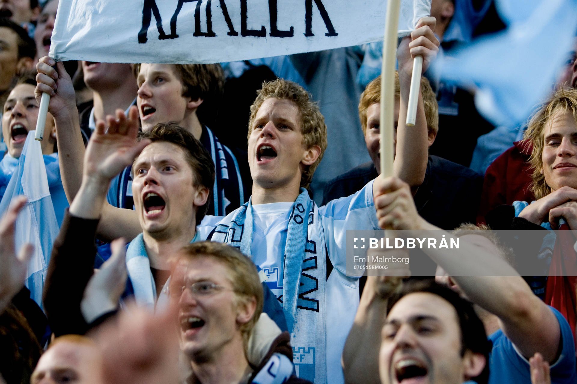 Jubel i MFF-klacken