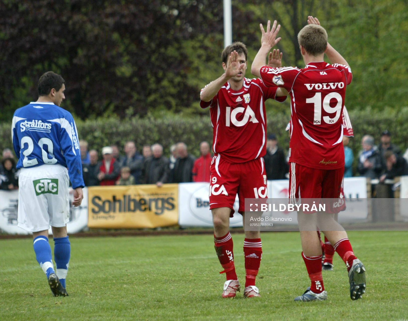 Stefan Selakovic och Pontus Wernblom, jubel, Göteborg