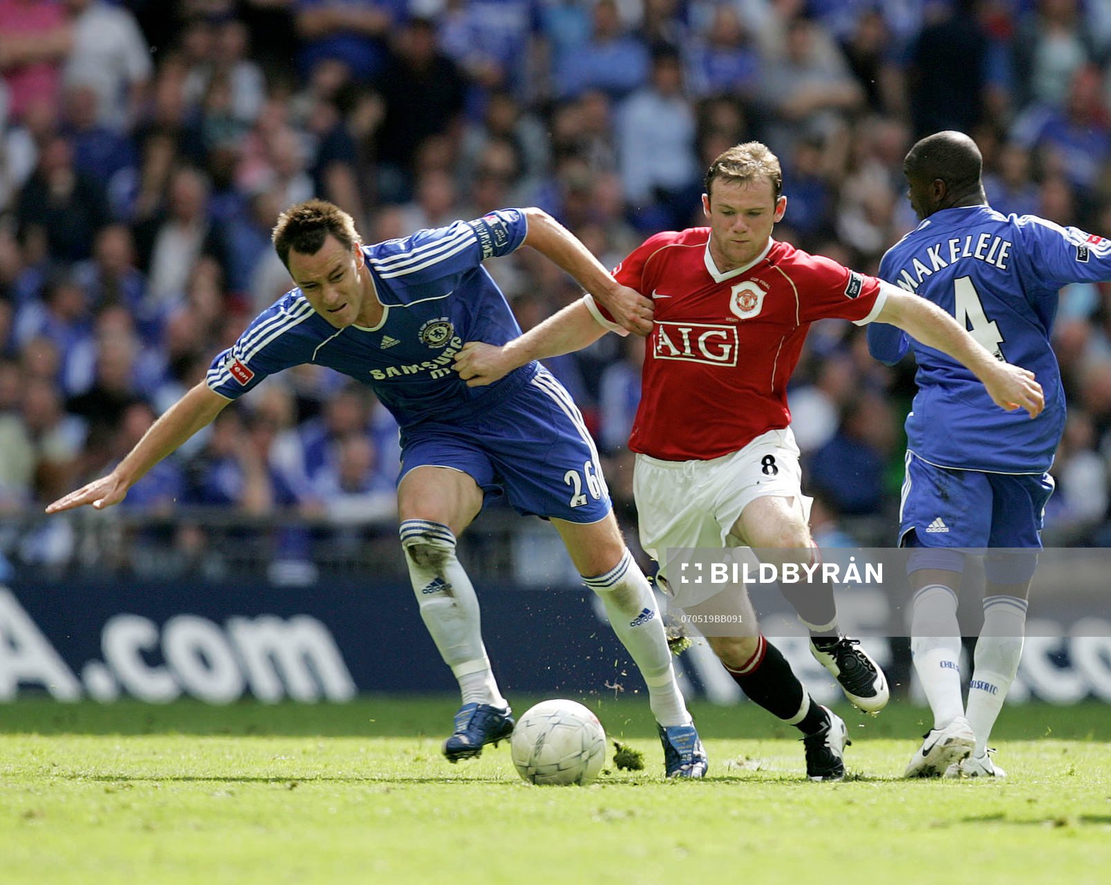 Fotboll, engelsk, FA Cup - Final, Chelsea - Manchester