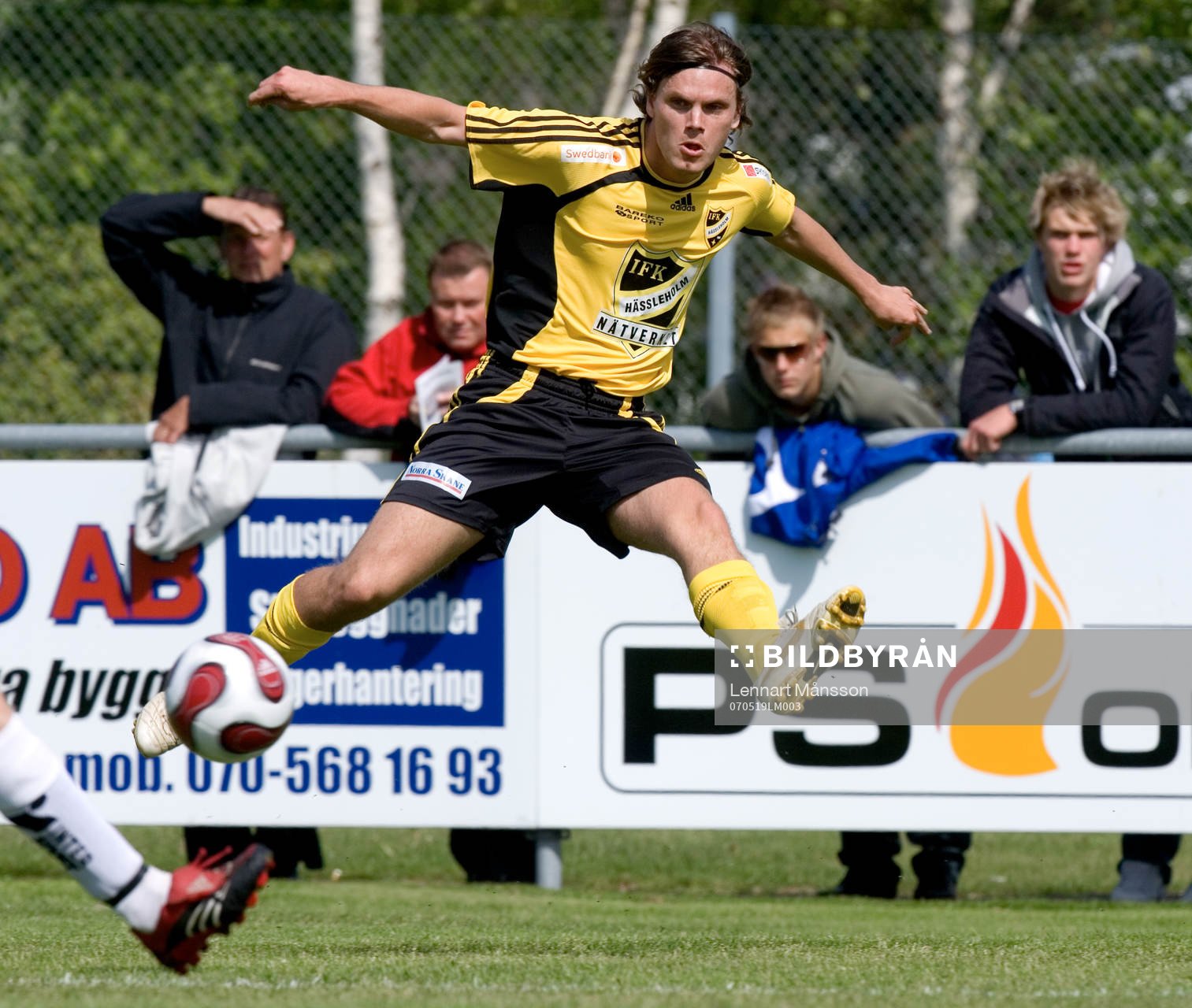 Emil Nilsson i full fart framåt