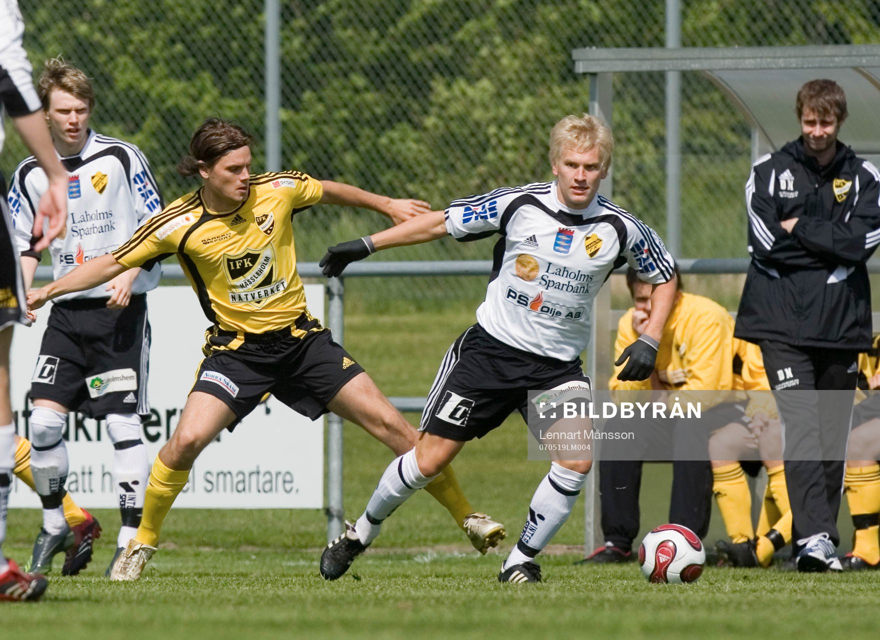 Emil Nilsson, Hässleholm och tränaren Daniel Nilsson,