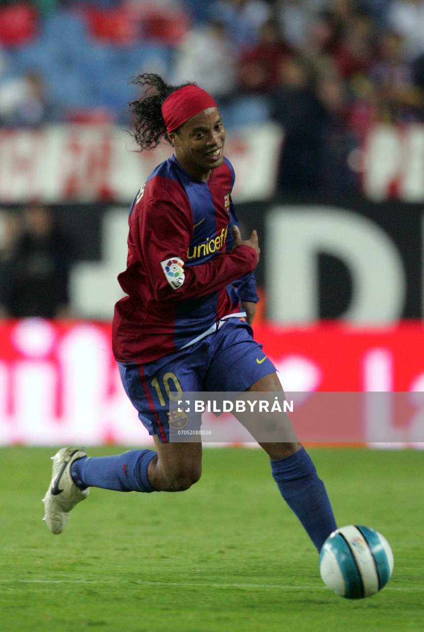 fotboll, Spansk, la liga, Barcelona; Ronaldinho