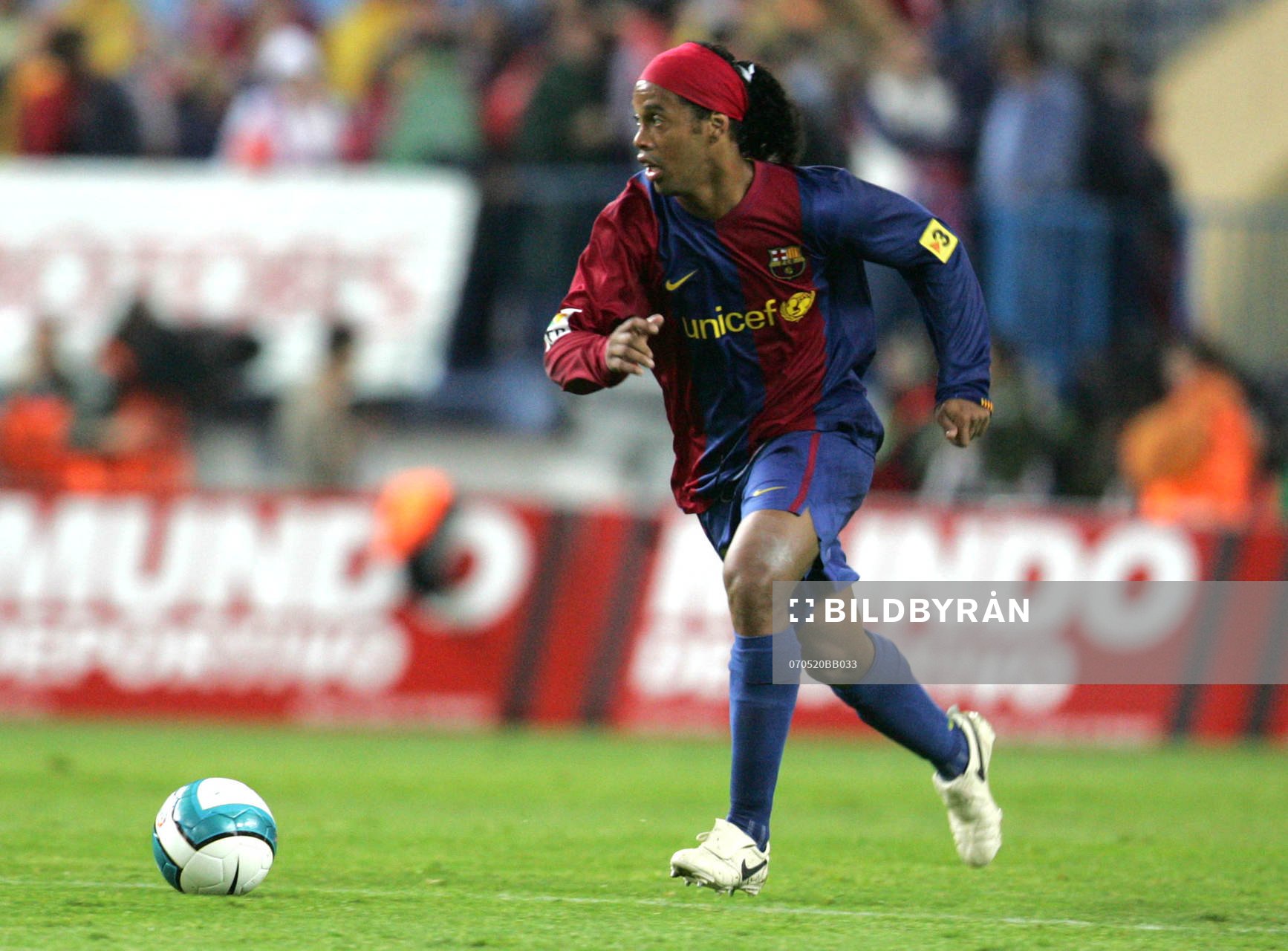 fotboll, Spansk, la liga, Barcelona; Ronaldinho