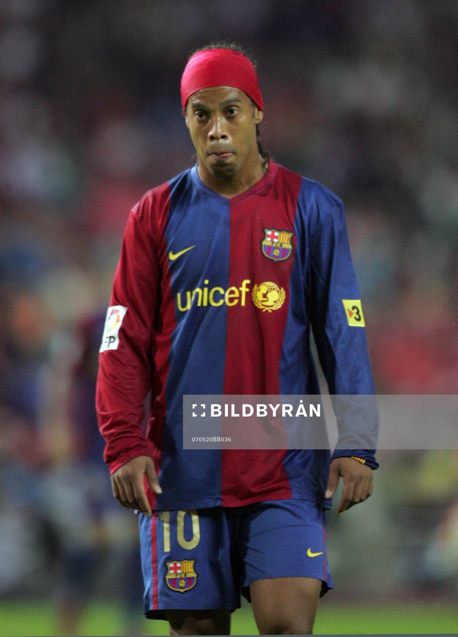 fotboll, Spansk, la liga, Barcelona; Ronaldinho