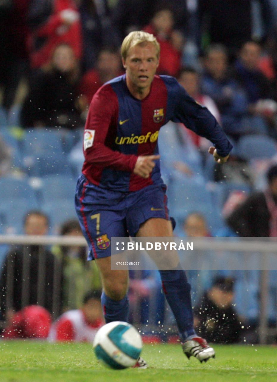 fotboll, Spansk, la liga, Barcelona; Eidur Gudjohnsen
