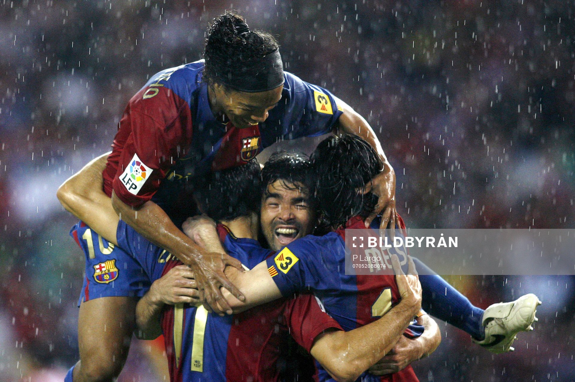Ronaldinho och Deco, Barcelona. Glädje. Lycka. Målyra.