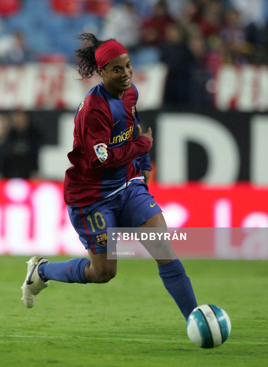 fotboll, Spansk, la liga, Barcelona; Ronaldinho