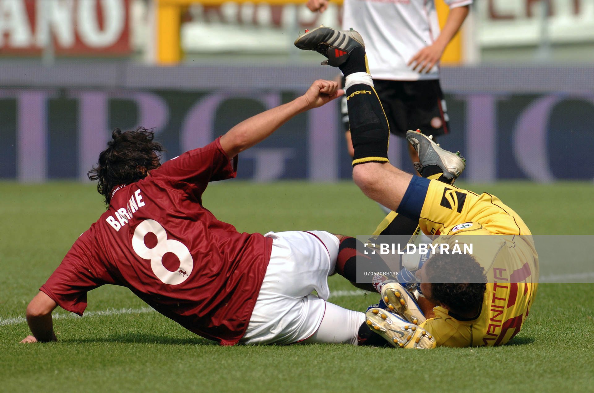 fotboll, serie a. Italiensk, Torino - Livorno; Barone,