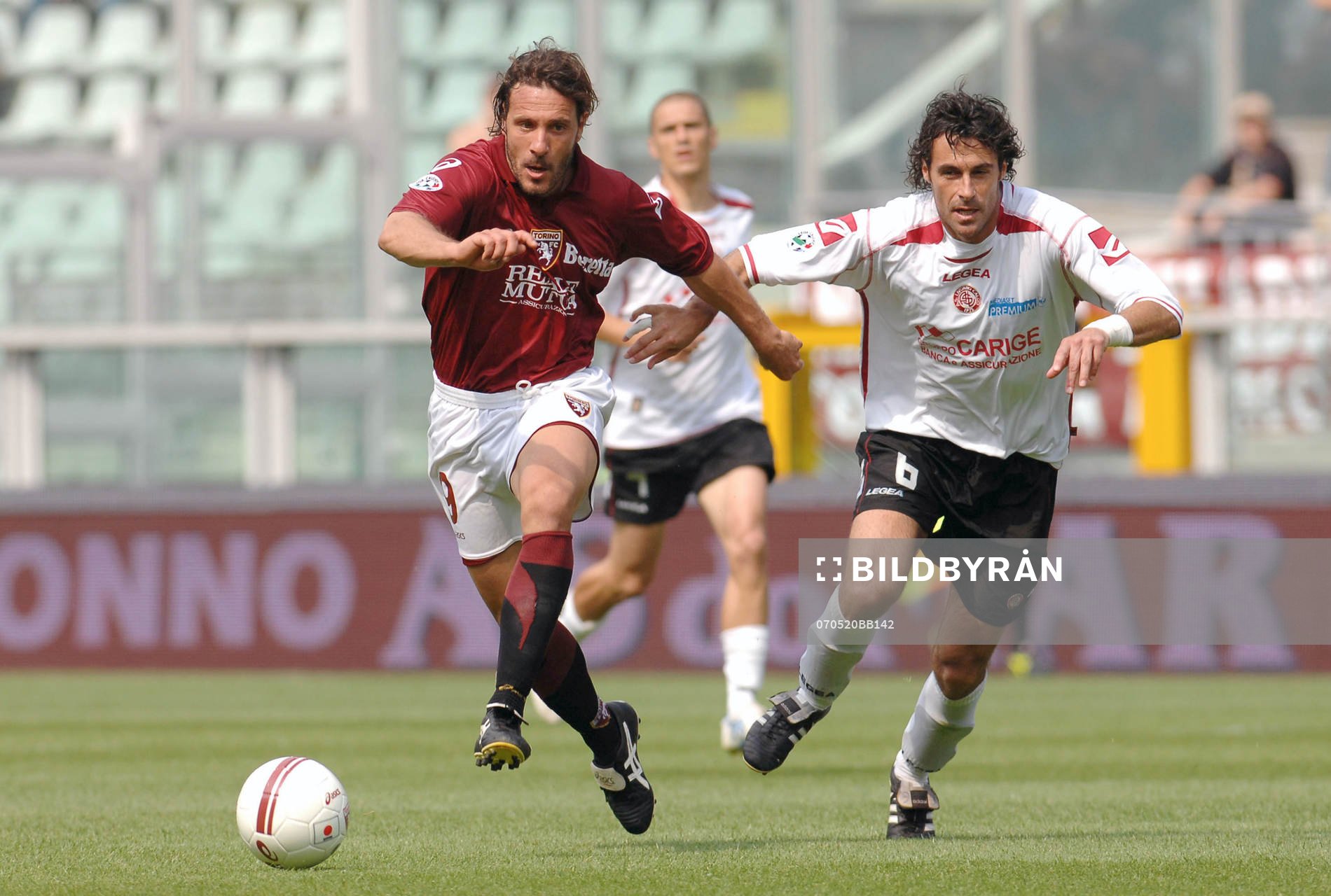 fotboll, serie a. Italiensk, Torino - Livorno; Muzzi,