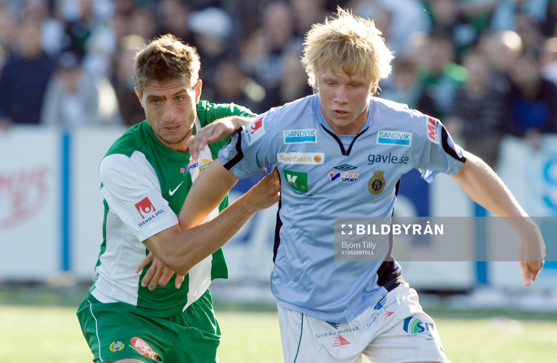 Sebastian Eguren, Hammarby och Jonathan Hellström, Gefle