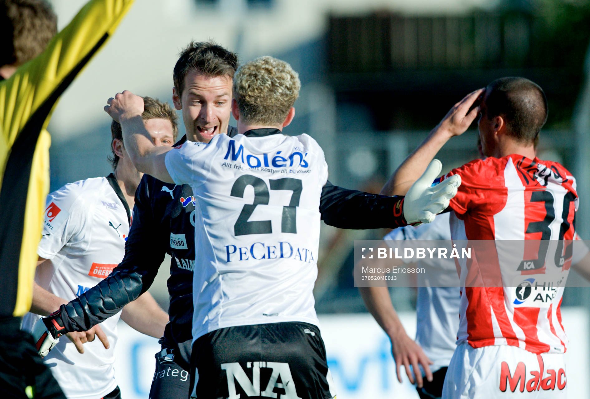 Richard Richardsson, Målvakt jublar
