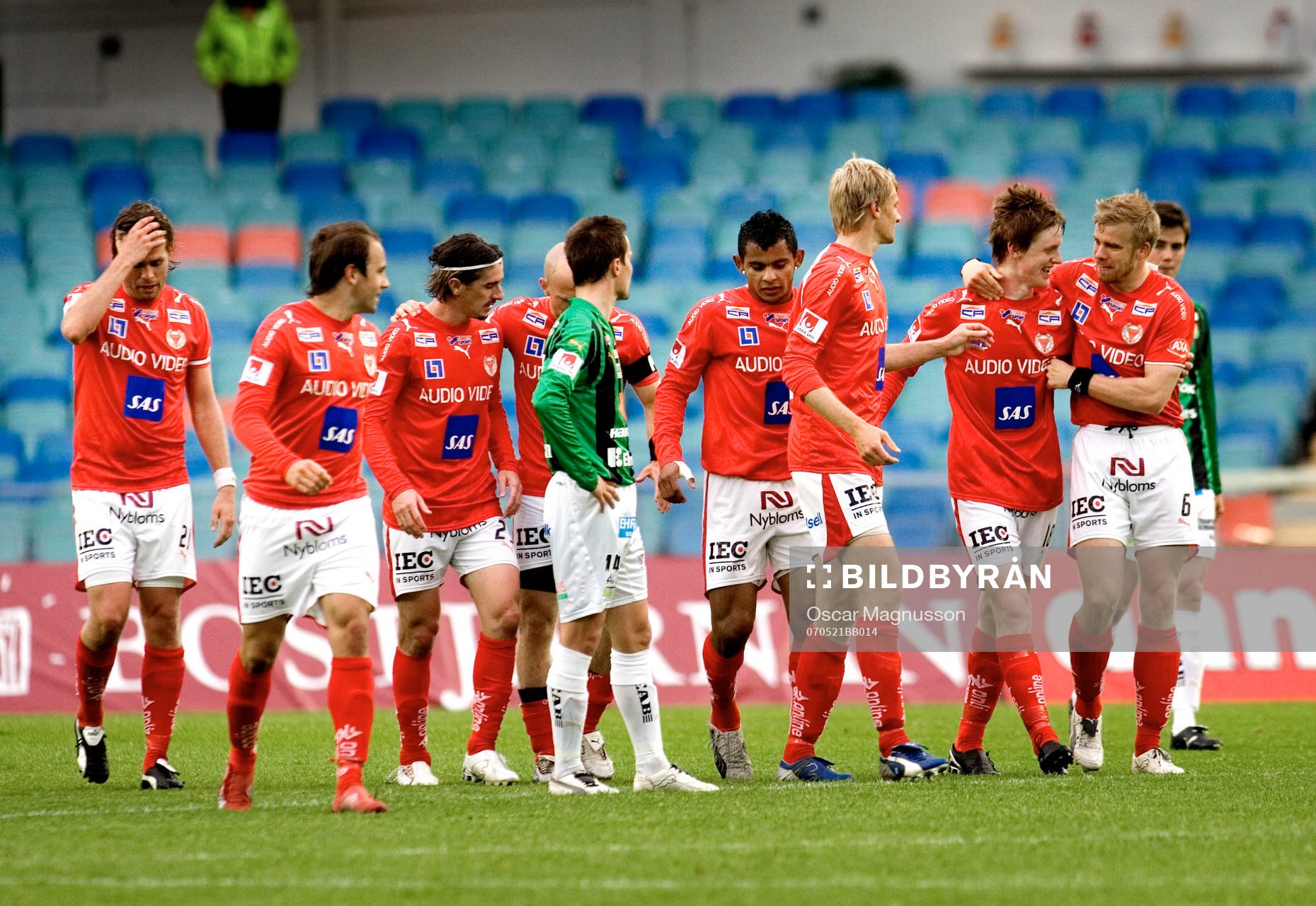 Fotboll, Allsvenskan, Gais - Kalmar