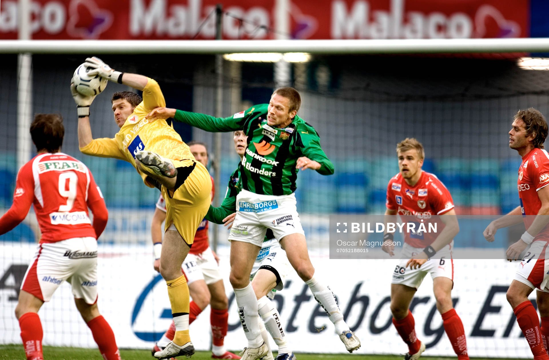 Fotboll, Allsvenskan, Gais - Kalmar