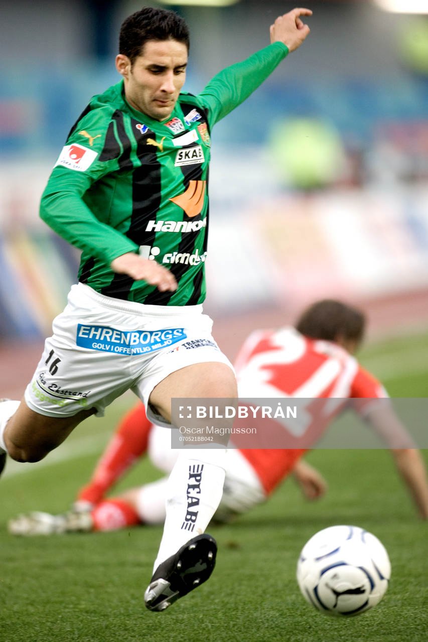 Fotboll, Allsvenskan, Gais - Kalmar