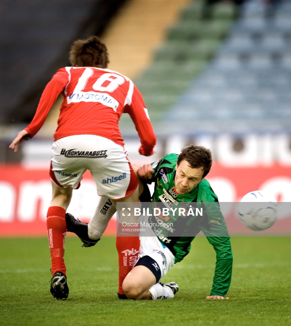 Fotboll, Allsvenskan, Gais - Kalmar