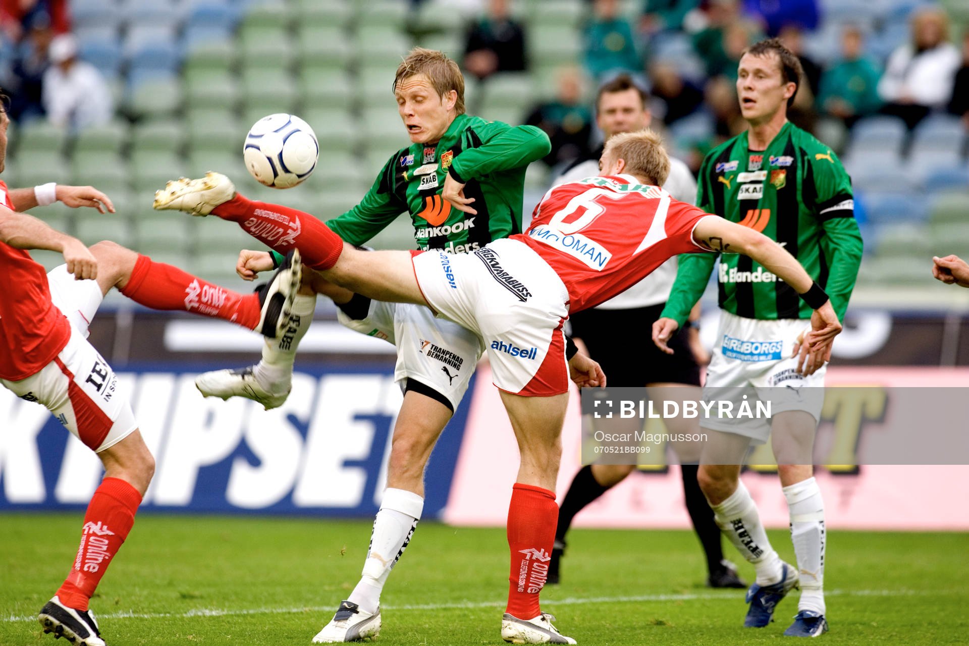 Fotboll, Allsvenskan, Gais - Kalmar