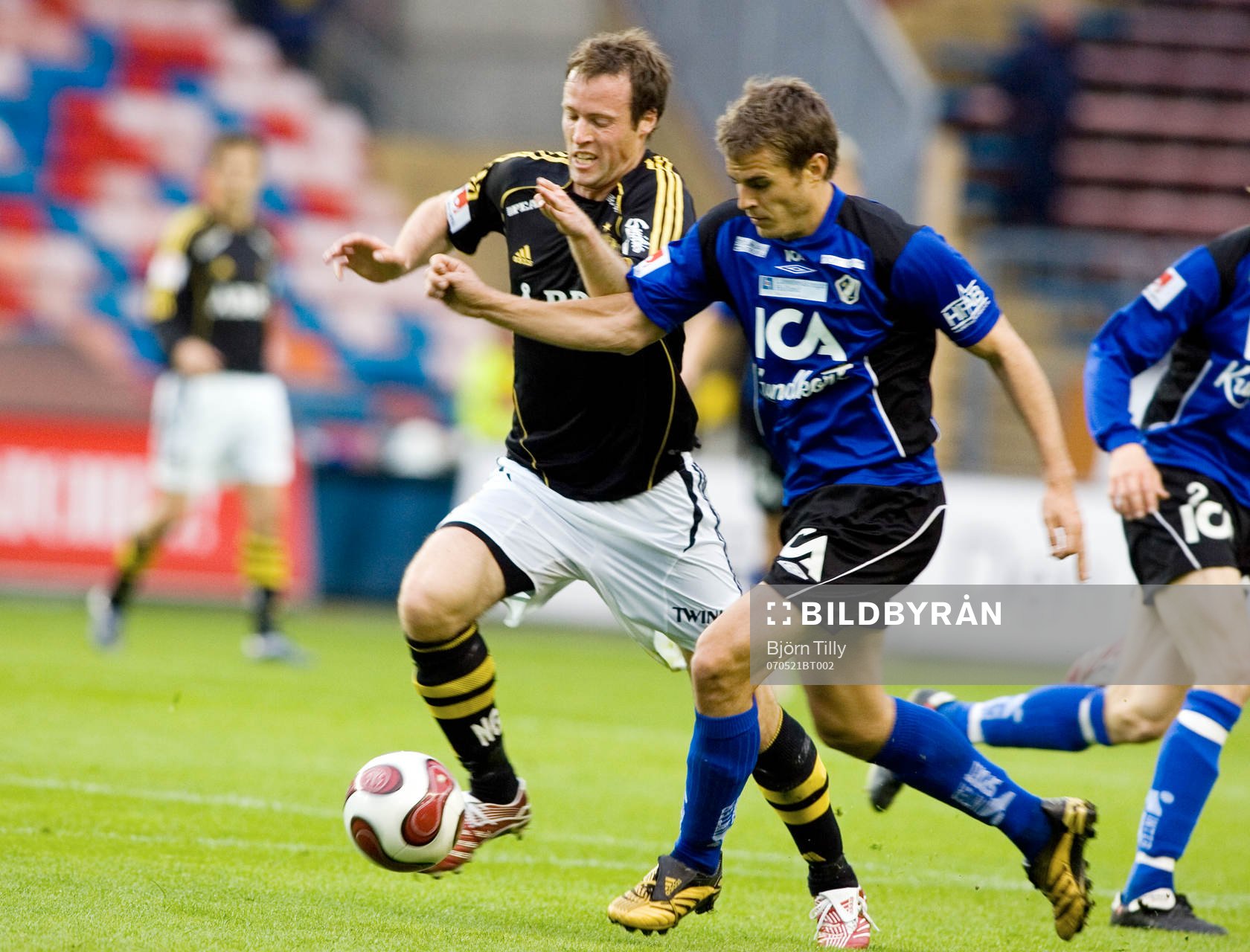 Markus Jonsson, AIK och Martin Fribrock, Halmstad