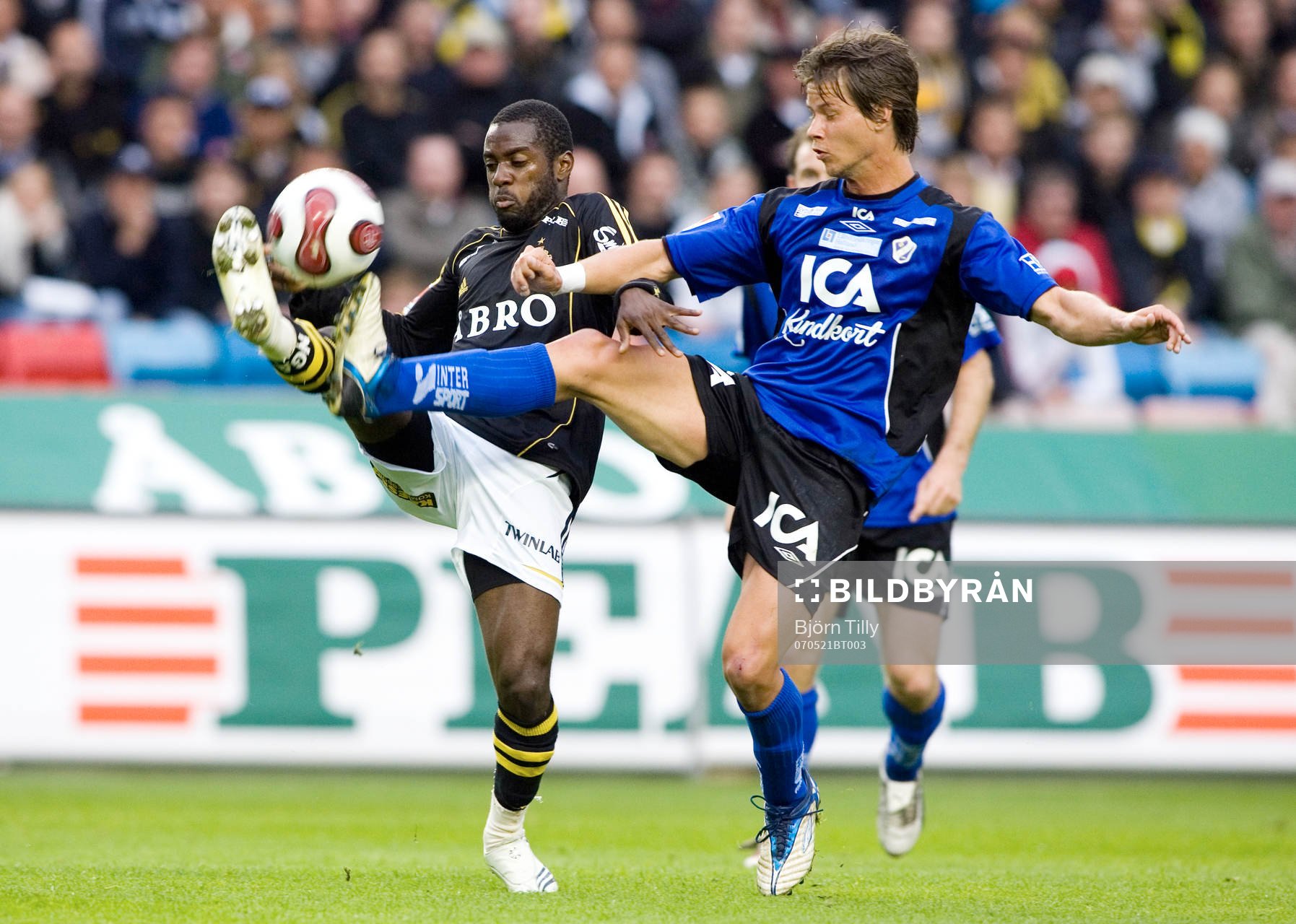 Dulee Johnson, AIK och Dusan Djuric, Halmstad