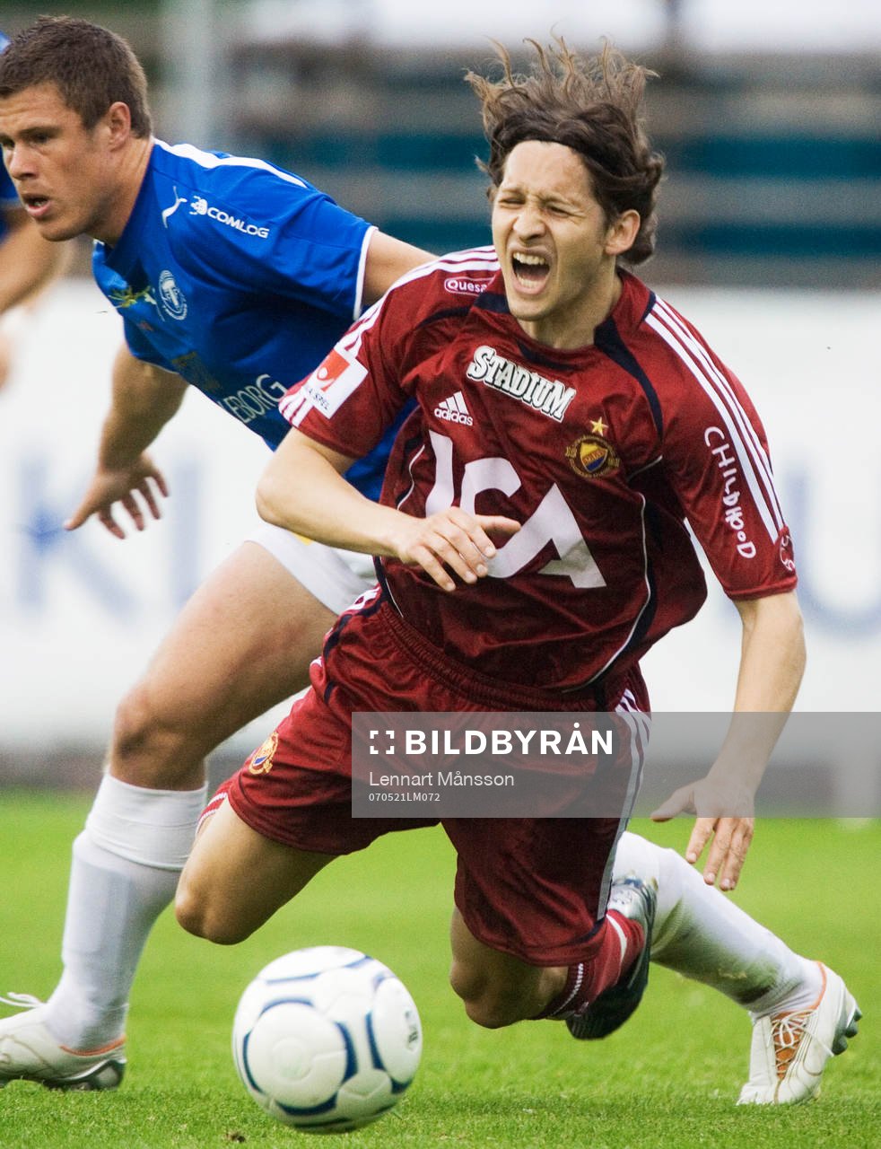 Andrej Komac och Dennis Melander