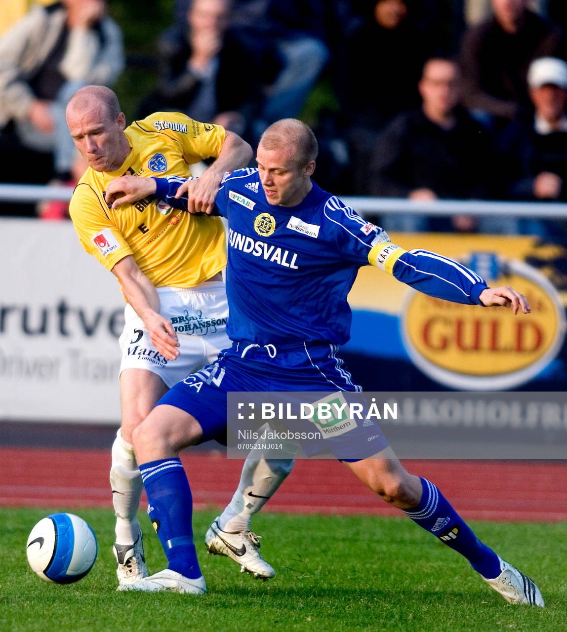 Johan Claesson, Falkenberg, Stefan Ålander, GIF Sundsvall.