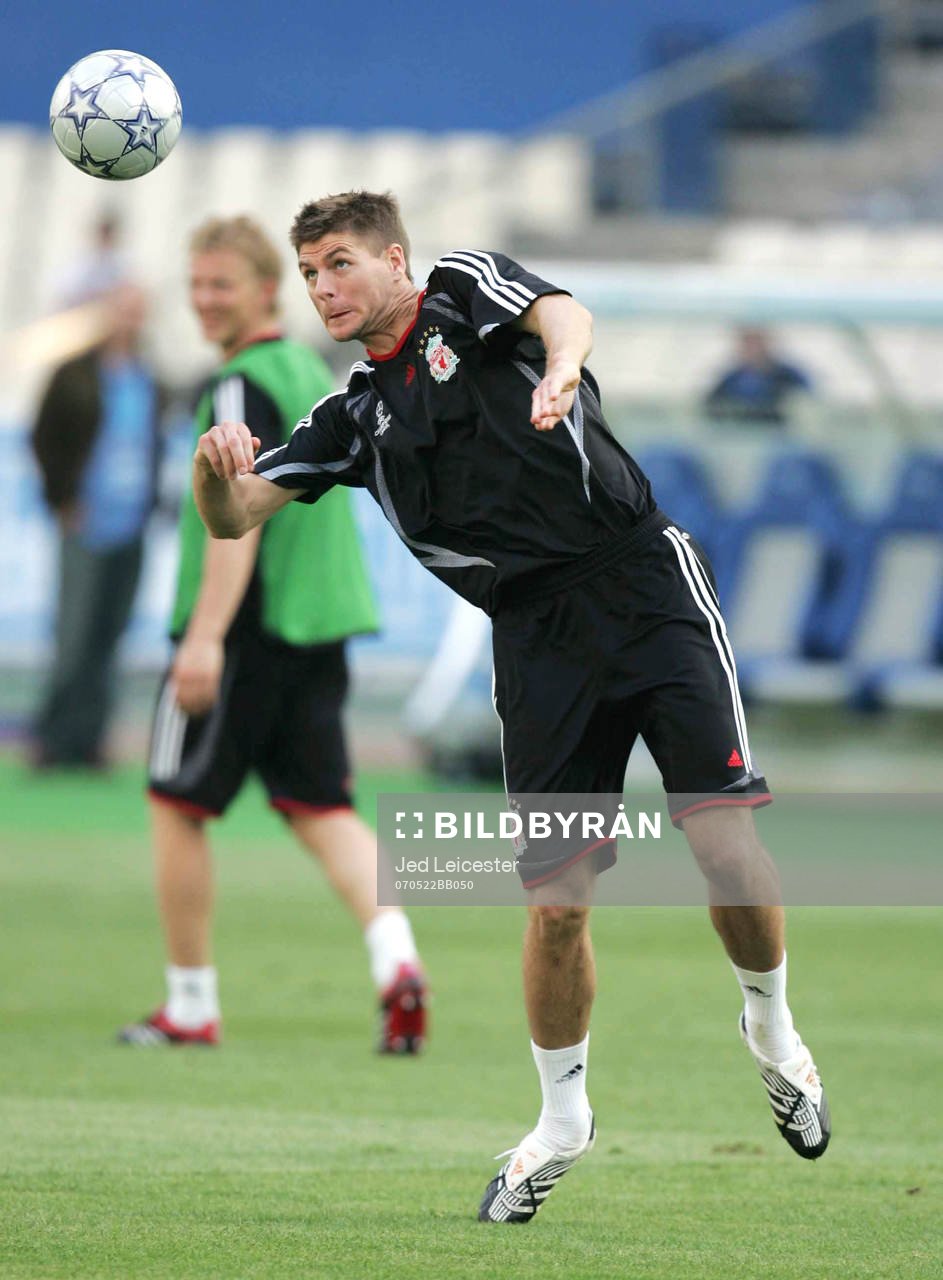 Steven Gerrard, Liverpool. Träning