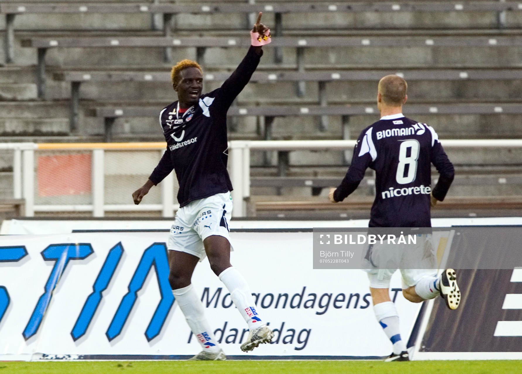 McDonald Mariga, Helsingborg, jubel