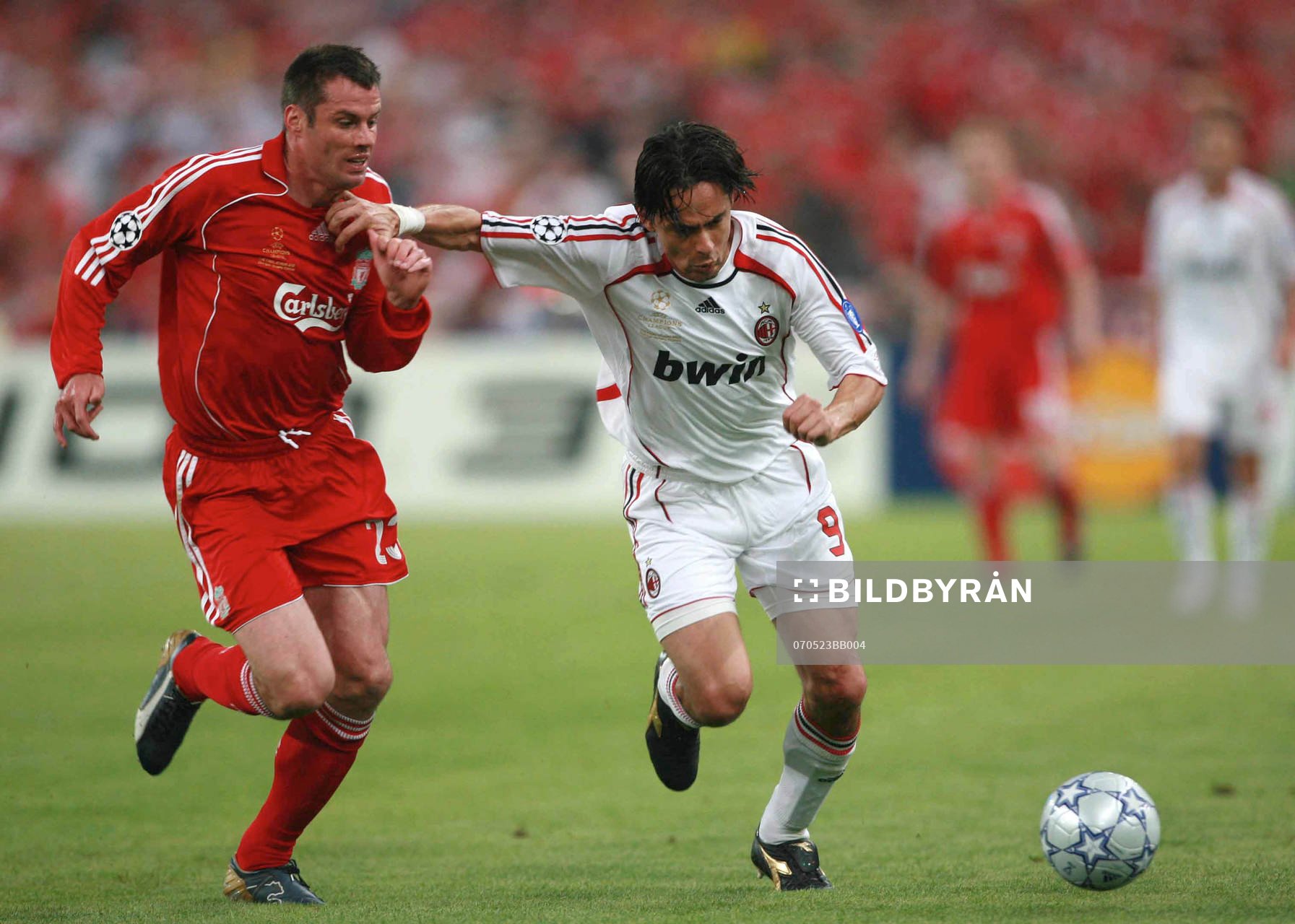 Jamie Carragher, Liverpool och Filippo Inzaghi, Milan