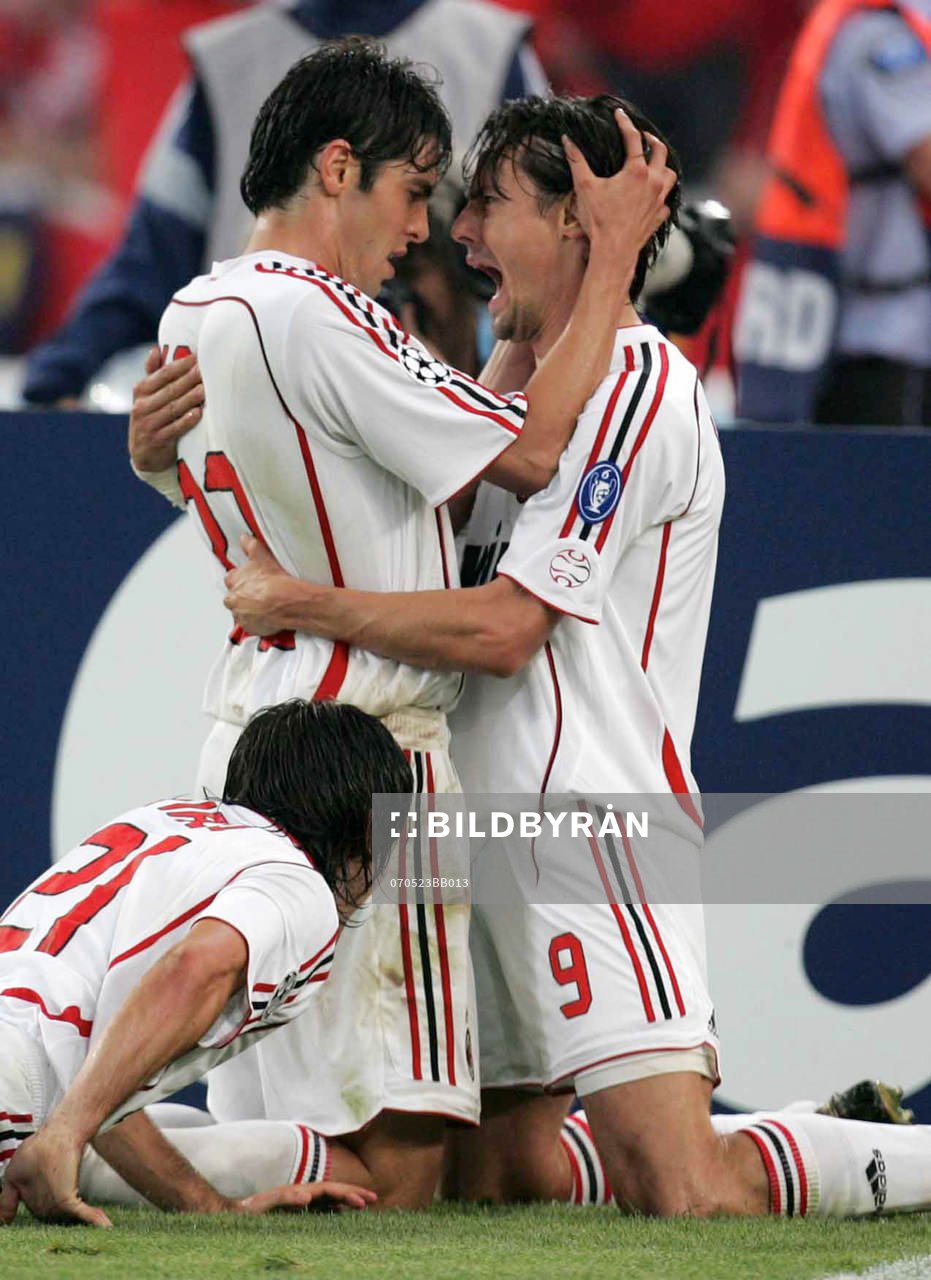 Filippo Inzaghi, Milan jubel med Kaka