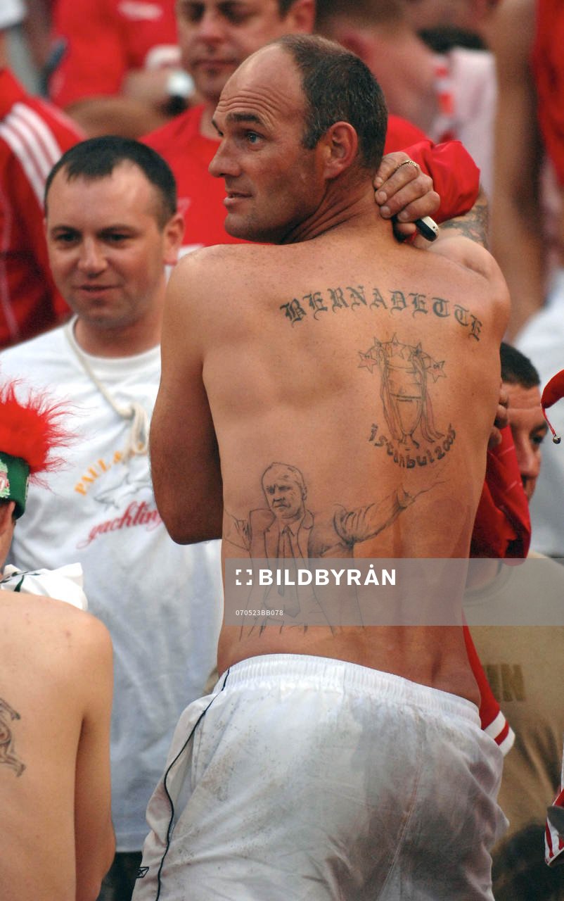 Fans, supporter, tatuering