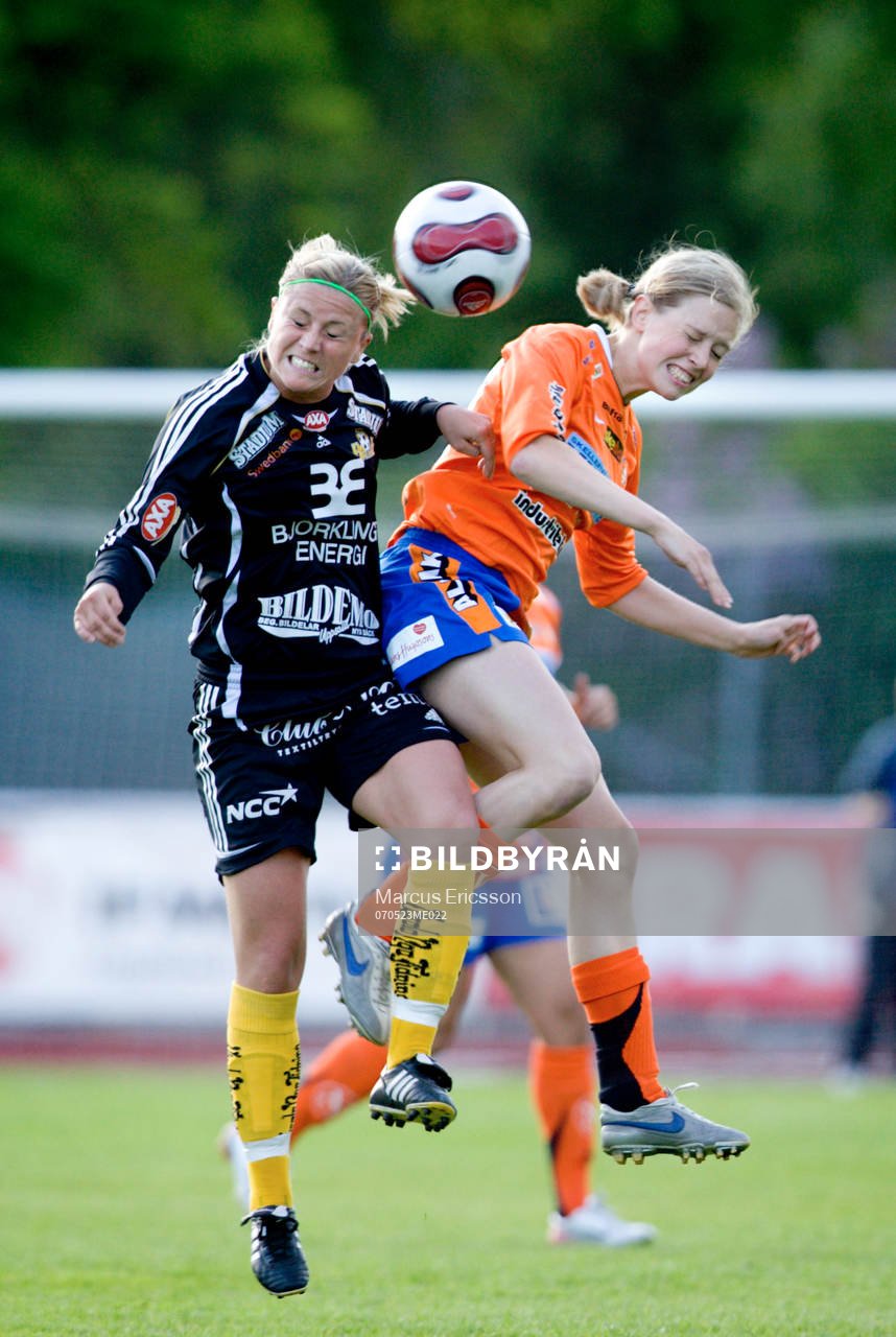 Linda Blom, Bälinge och Alexandra Nilsson, Sunnanå