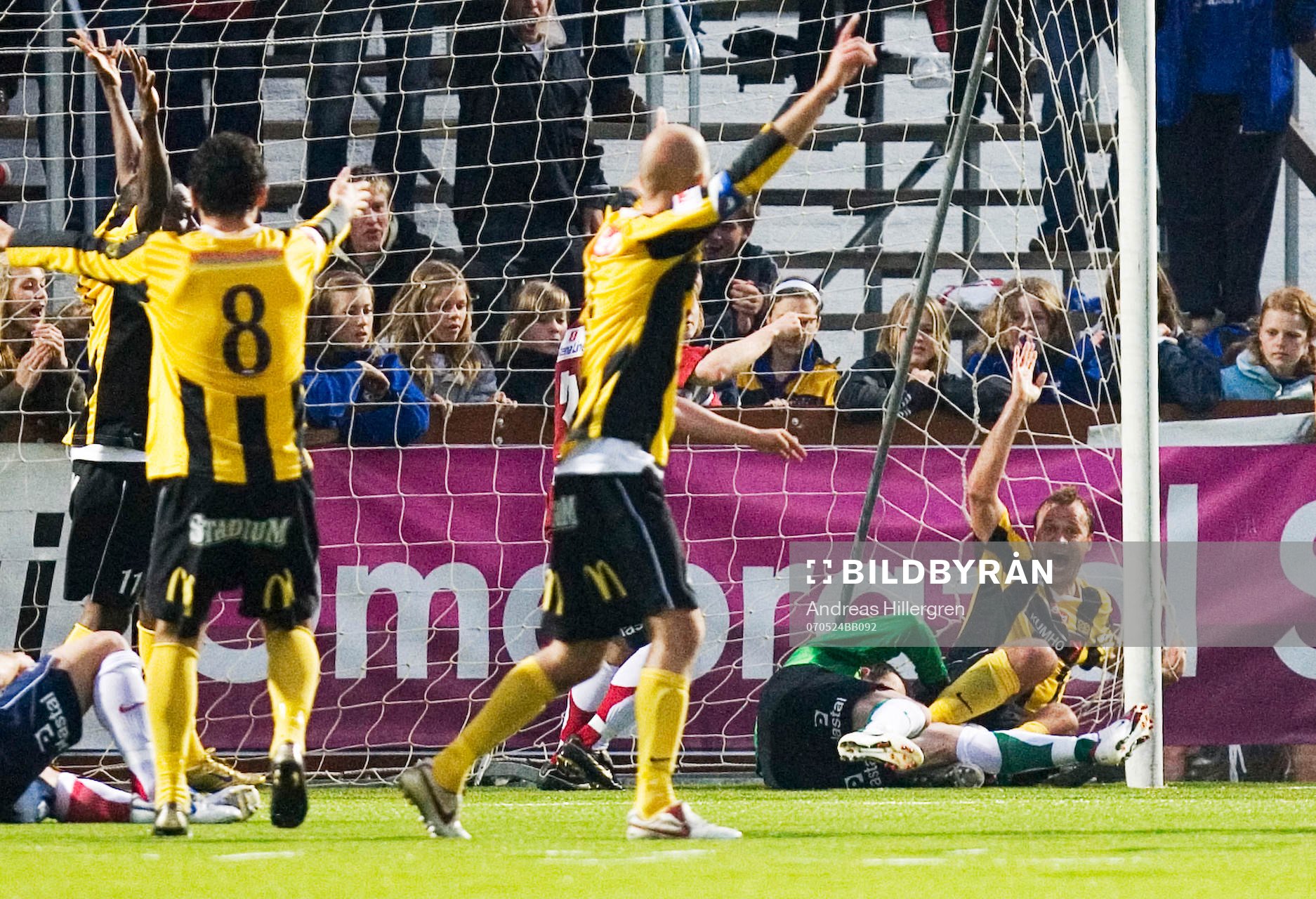 Hans Berggren, jubel