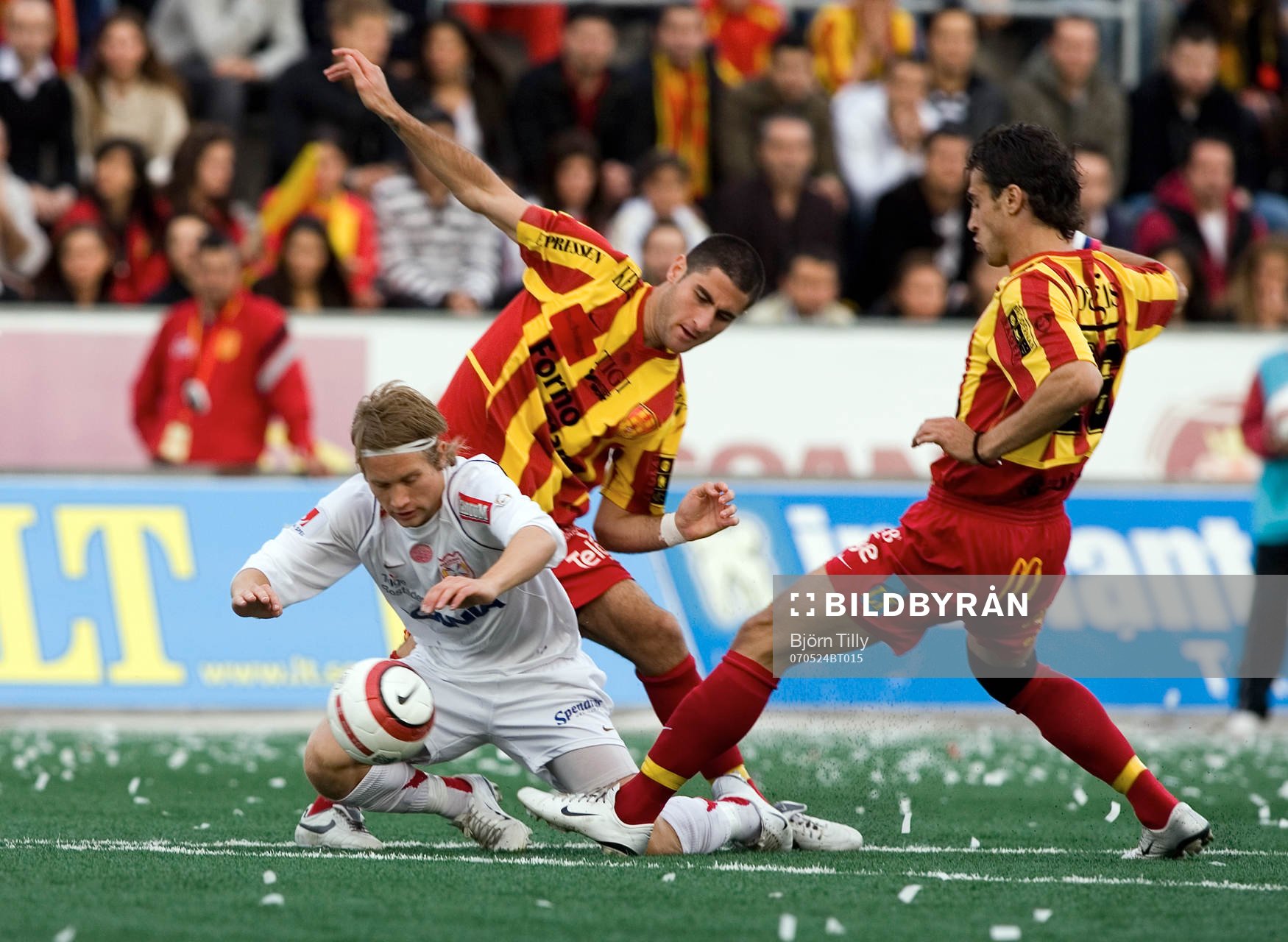  Andi Tompuu, Assyriska, Robert Massi och Dinko Felic, Syrianska.      