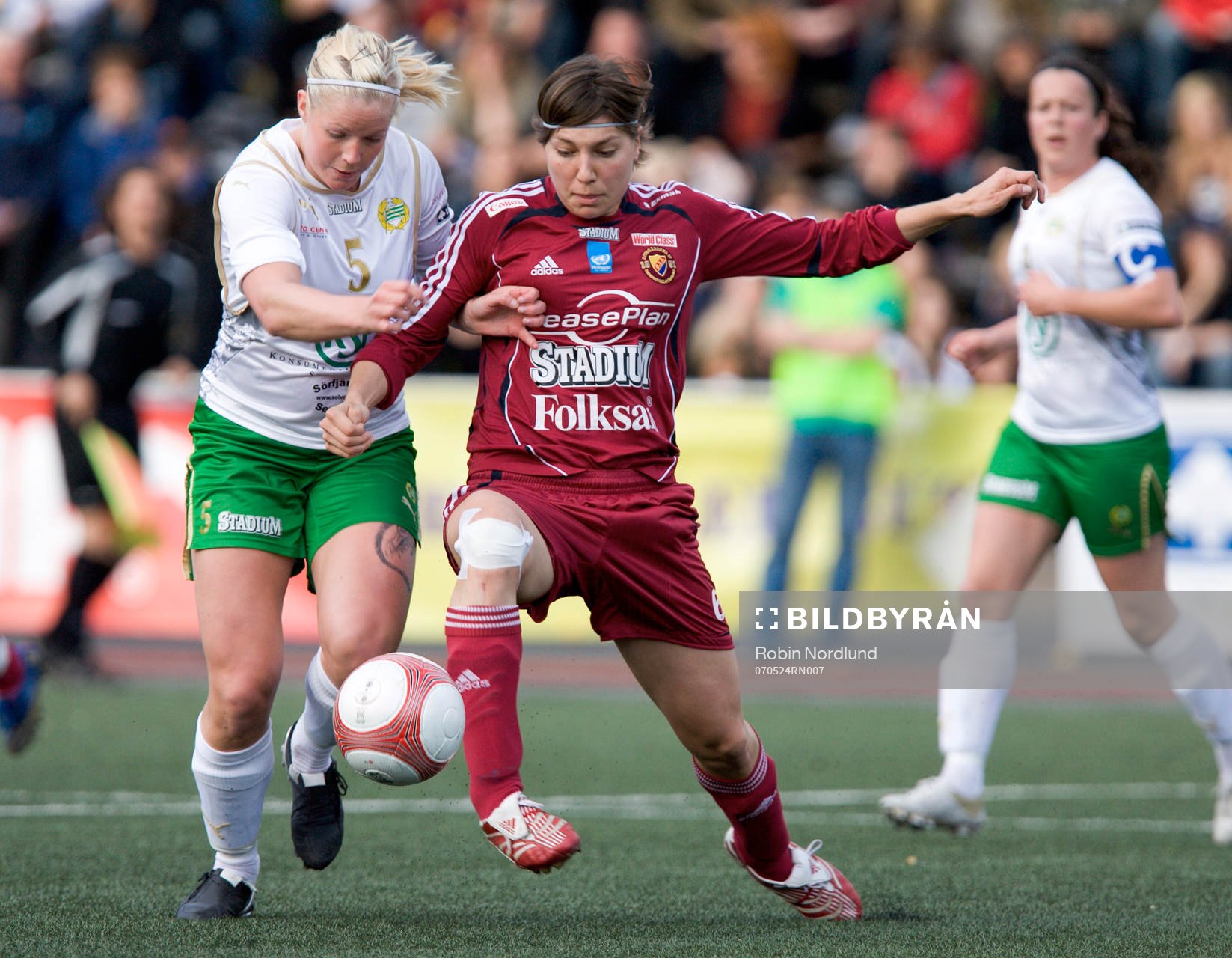  Elin Sölveskog, Hammarby och Sara Thunebro, Djurgården 
