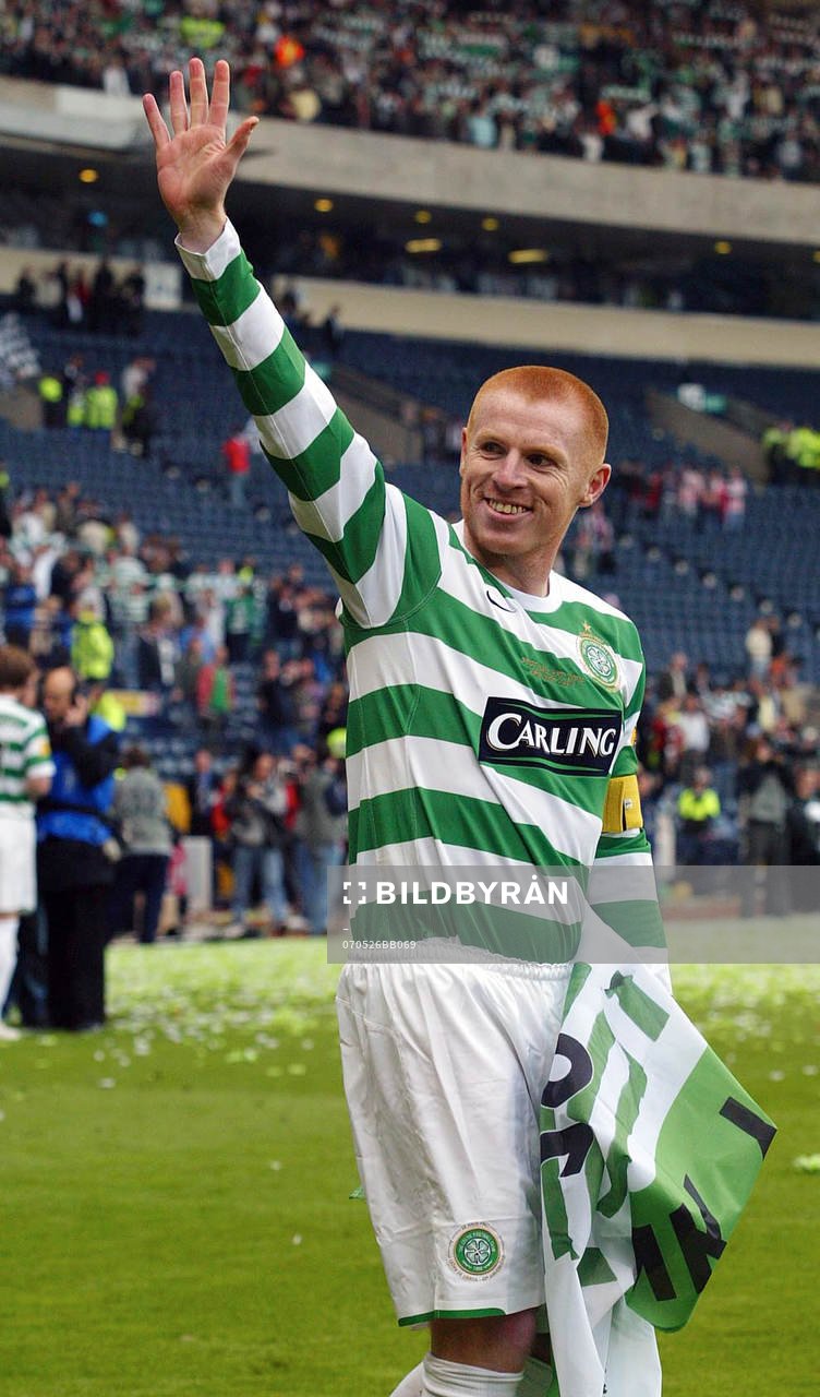 Neil Lennon, Celtic, tackar publiken