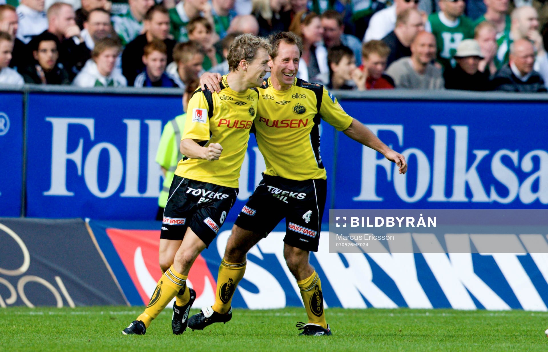 Daniel Alexandersson och Johan Karlsson, Elfsborg, jubel