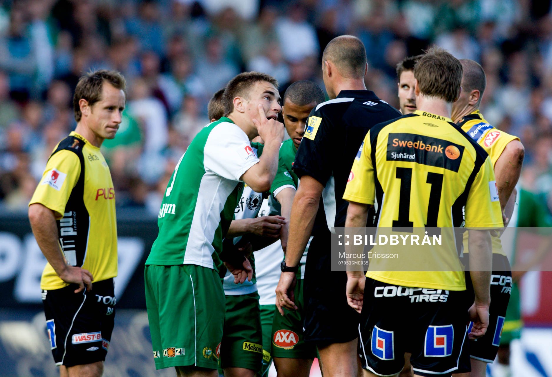 Petter Andersson, Hammarby köper inte domarens beslut